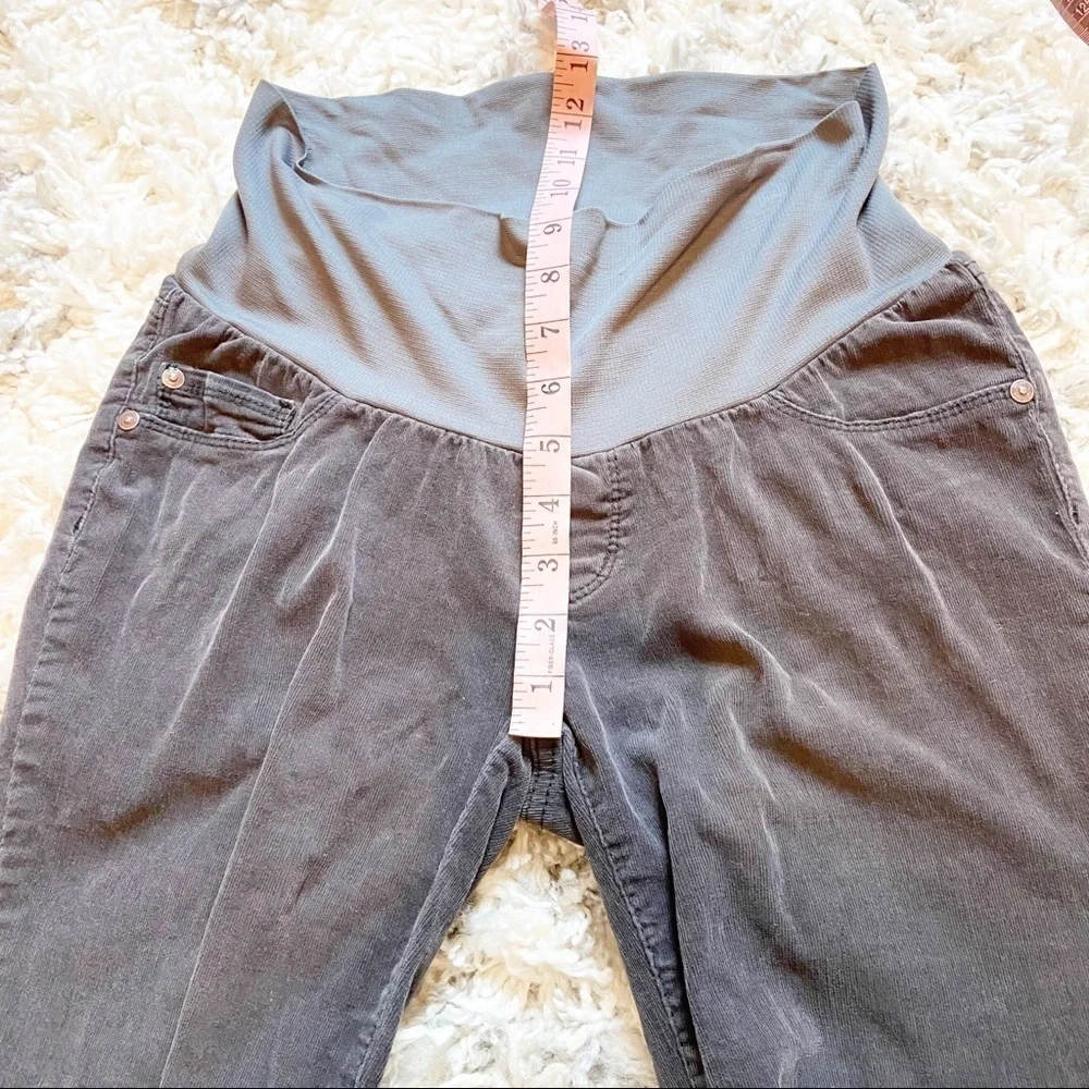 A Pea in the Pod | Gray Corduroy Skinny Pants Size XS